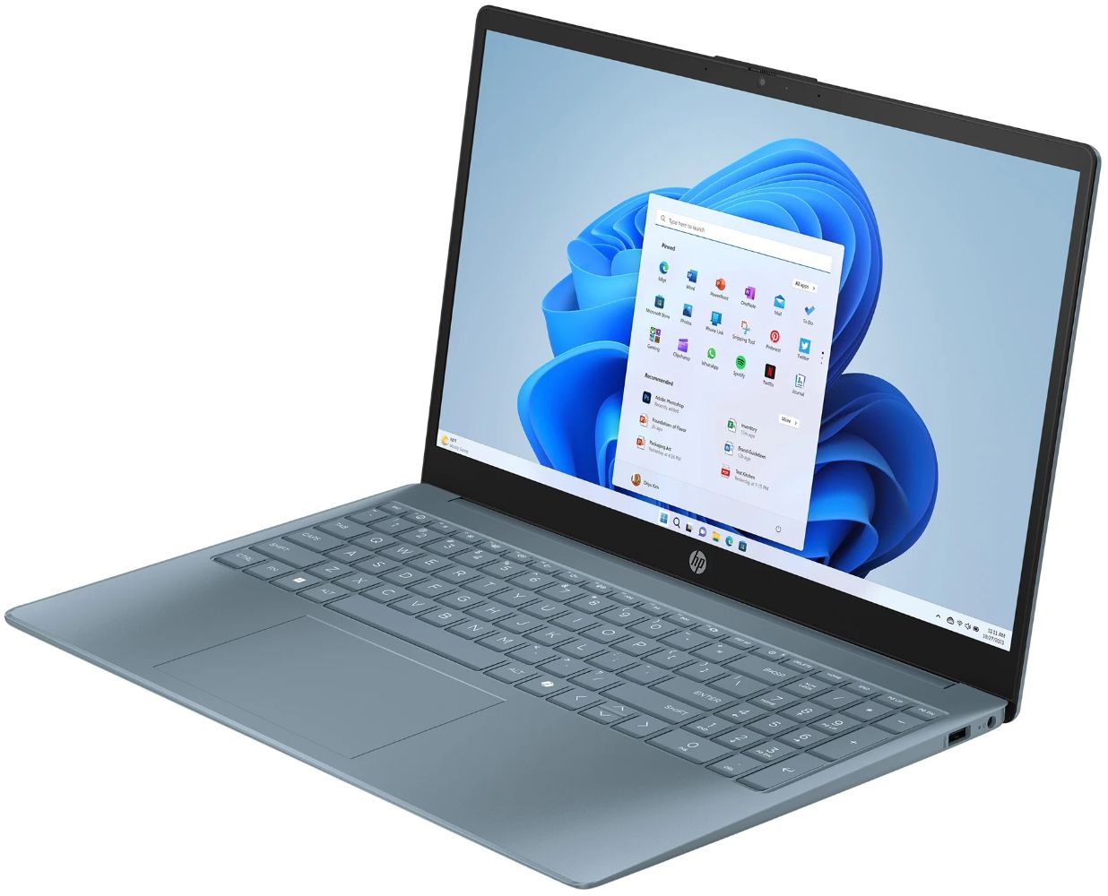 HP 15-fd0082wm Laptop 15.6" - Moonlight Blue - Intel Processor N200 1.0GHz - 4GB RAM - 128GB