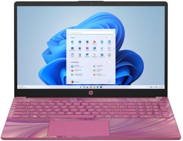 HP 15-fd0104ds Laptop 15.6" Intel Processor N100 2.0GHz in Sunkissed Plum in Excellent condition