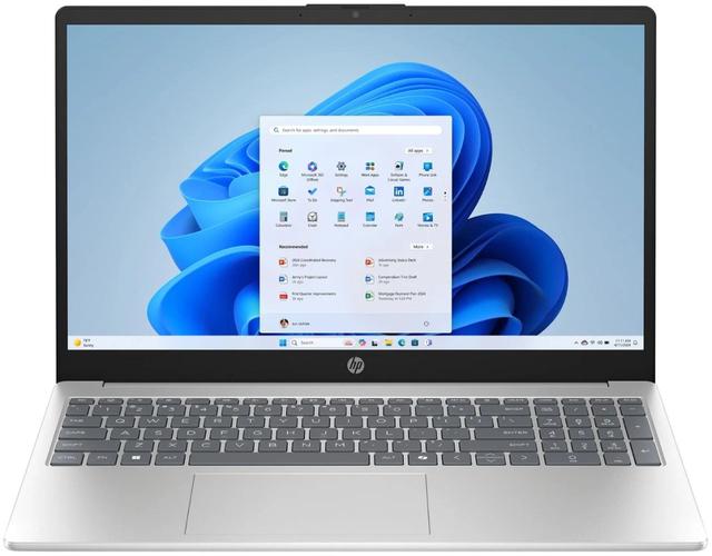 HP 15-fd0183wm Laptop 15.6" Intel Core i7-1355U 3.7GHz in Natural Silver in Premium condition