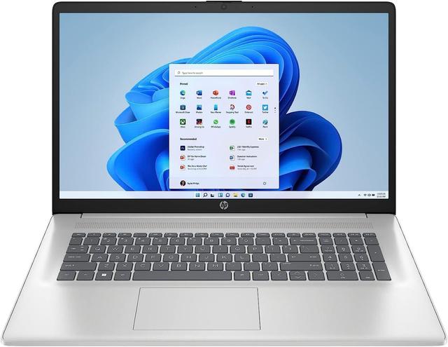 HP 17-cn0003dx Laptop 17.3" Intel Core i3-1125G4 2.0GHz in Natural Silver in Excellent condition