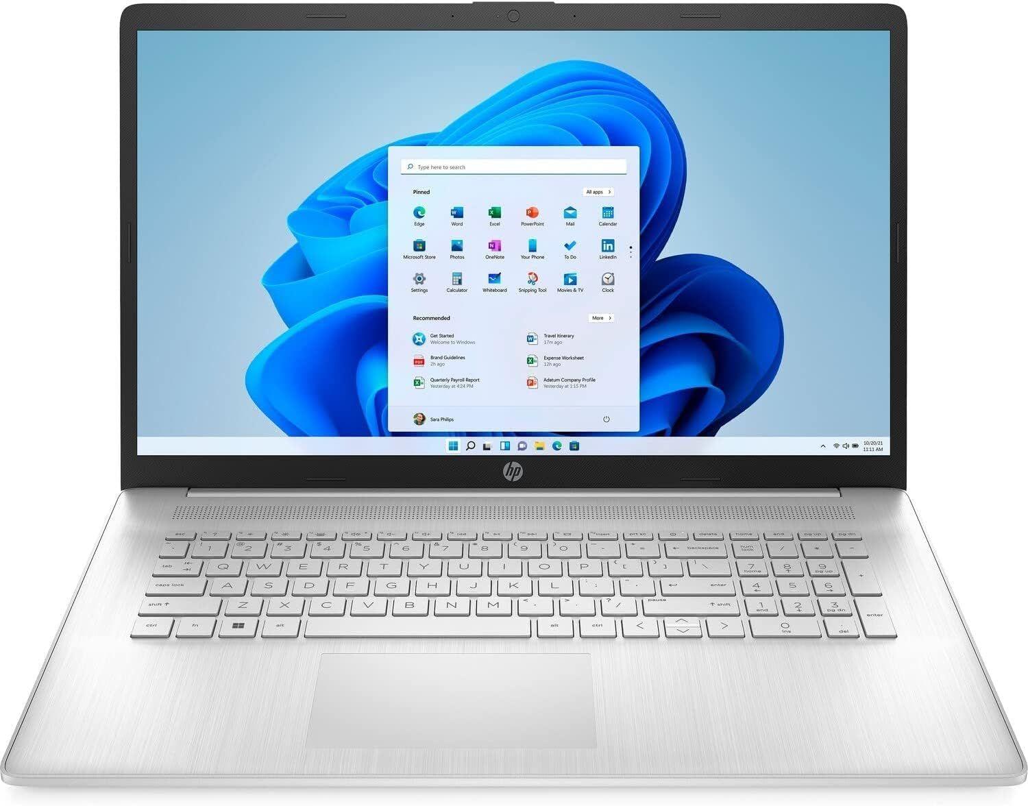HP 17-cn2068cl Laptop 17.3" - Intel Core  i5-1135G7 2.4GHz - 512GB - Natural Silver - 8GB RAM - 17.3 Inch - Excellent