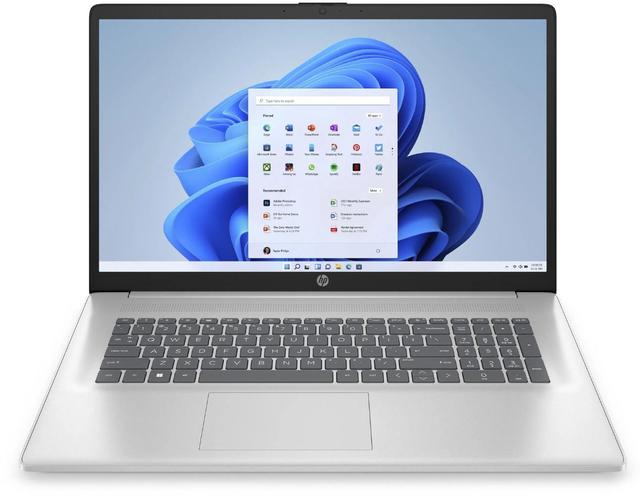 HP 17-cn2123nr Laptop 17.3" Intel Core i3-1215U 1.2GHz in Natural Silver in Excellent condition