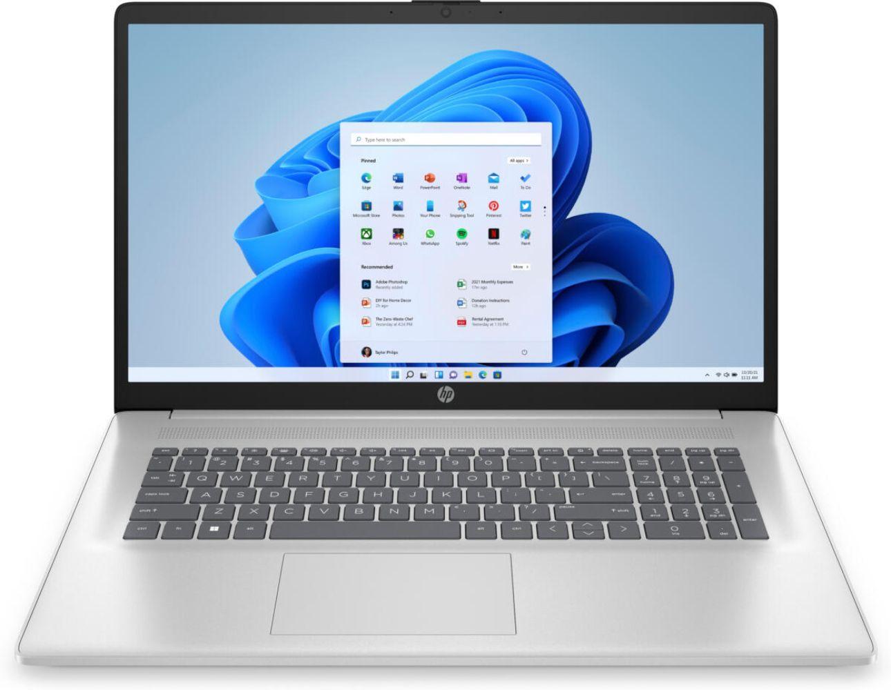 HP 17-cn4033cl Laptop 17.3"inch - Natural Silver - Intel Core 5 120U 1.4GHz - 16GB RAM - 512GB