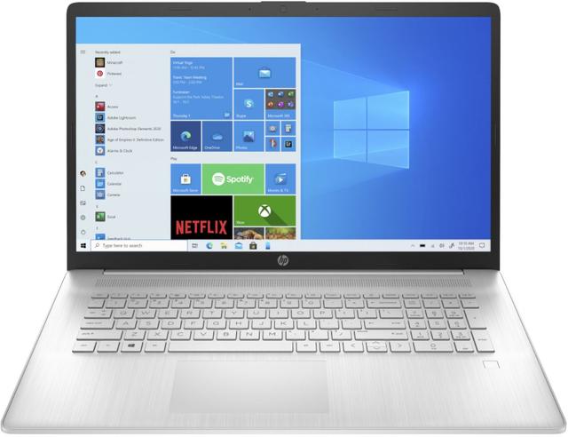 HP 17-cp0124od Laptop 17.3" AMD Ryzen 3 3250U 2.6GHz in Natural Silver in Excellent condition
