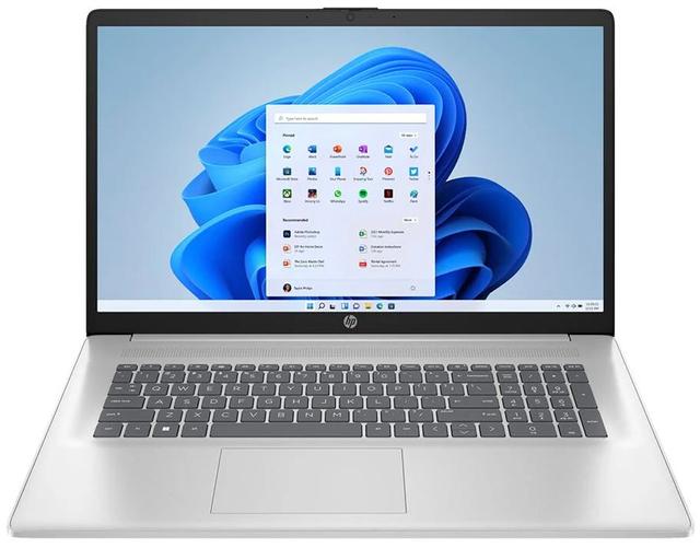 HP 17-cp2134od Laptop 17.3" AMD Ryzen 3 7320U 2.4GHz in Natural Silver in Excellent condition