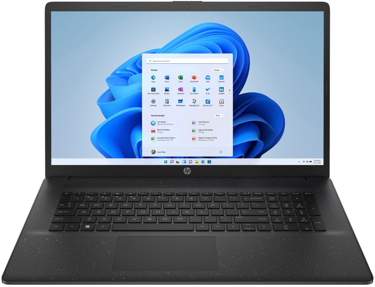 HP 17-cp3047nr Laptop 17.3" - Jet Black - AMD Ryzen 7 7730U 2.0GHz - 16GB RAM - 512GB