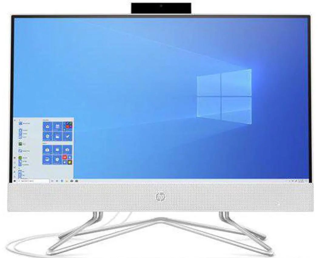 HP 22-df0119 AIO Desktop PC 21.5" - Intel Pentium Gold G6400T 3.4GHz - 1TB - White - 8GB RAM - 21.5 Inch