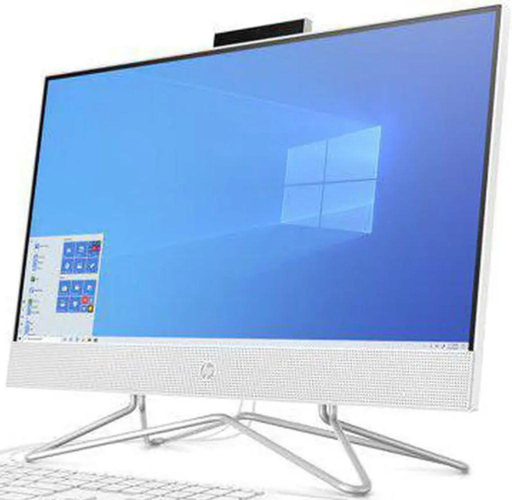 HP 22-df0119 AIO Desktop PC 21.5" - Intel Pentium Gold G6400T 3.4GHz - 1TB - White - 8GB RAM - 21.5 Inch