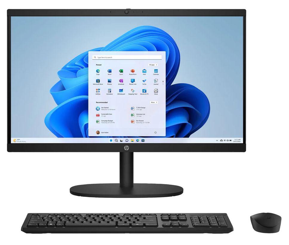 HP  22-dg0013w AIO Desktop 21.45" -  Intel Pentium Silver J5040 2.0GHz - 128GB - Jet Black - 8GB RAM - 21.45 Inch - Excellent