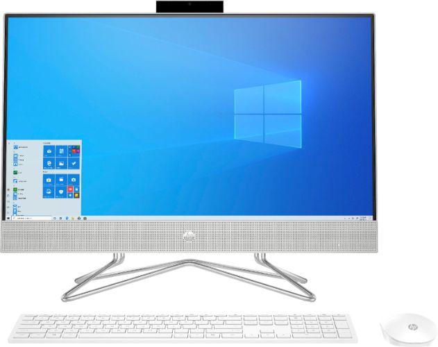 HP  24-cb0019 AIO Desktop PC 24" - AMD Ryzen 3 5300U 2.16GHz - 256GB - White - 8GB RAM - 24 Inch - Excellent