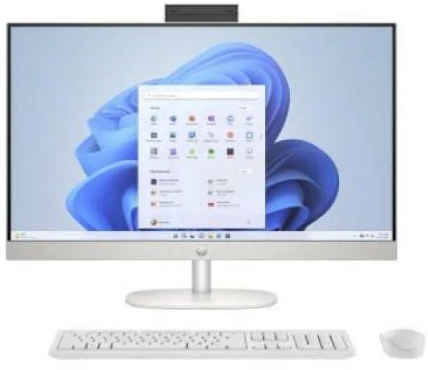 HP  24-cr1176 AIO Desktop Computer 23.8" - Intel Core Ultra 5 125U 1.3GHz - 512GB - White - 16GB RAM - 23.8 Inch - Excellent
