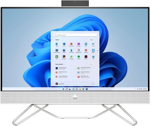 HP  24-df1046 AIO Desktop PC 23.8" - Intel Core i3-1115G4 3.0GHz - 256GB - White - 8GB RAM - Excellent