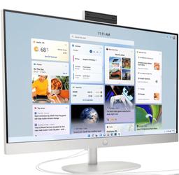HP 27-cr0000a AIO Desktop PC 27" - AMD Ryzen 5 7520U 2.8GHz - 1TB - White - 16GB RAM - 27 Inch