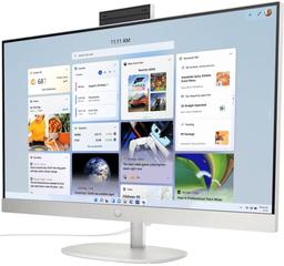 HP 27-cr0000a AIO Desktop PC 27" - AMD Ryzen 5 7520U 2.8GHz - 1TB - White - 16GB RAM - 27 Inch