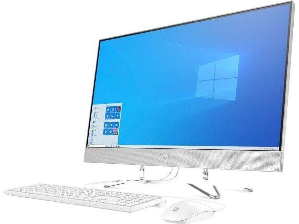 HP  27-DP0056 AIO 27" - Intel Celeron G5900T 2.0GHz - 1TB - White - 4GB RAM - 27 Inch - Excellent