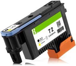 HP 72 Printhead 130mL - Matte Black | Yellow (C9384A)