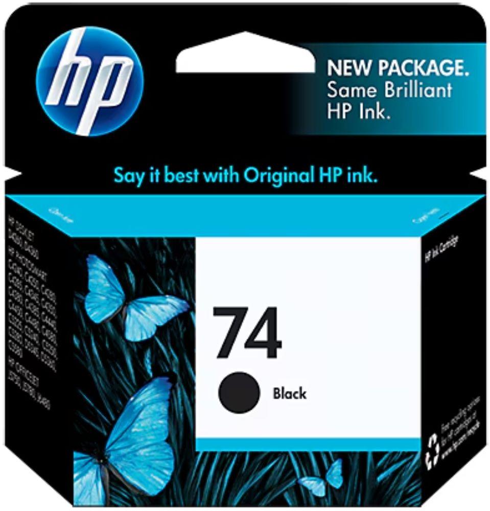HP  74 Original Ink Cartridge - Black - Brand New