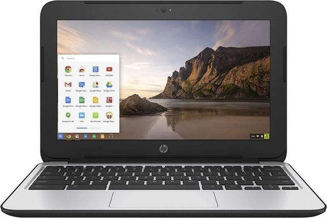 HP Chromebook 11 G4 Laptop 11.6"  Intel Celeron N2840 2.16 GHz in Black in Acceptable condition