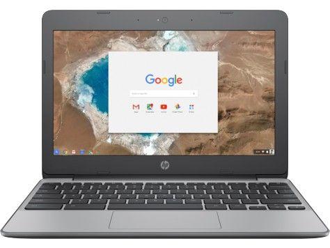 HP Chromebook 11-v010nr Laptop 11.6" Intel Celeron N3060 1.6Hz in Ash Gray in Acceptable condition