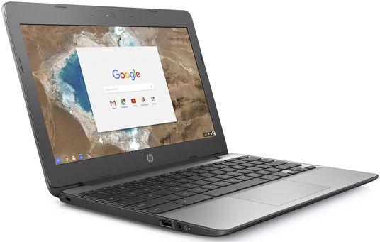 HP Chromebook 11-v010nr Laptop 11.6" - Ash Gray - Intel Celeron N3060 1.6Hz - 4GB RAM - 16GB