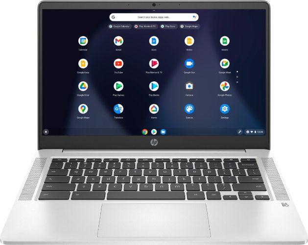 HP Chromebook 14a-na0010nr Laptop 14" - Intel Celeron N4000 1.1GHz - 32GB - Mineral Silver - 4GB RAM - 14 Inch - Excellent