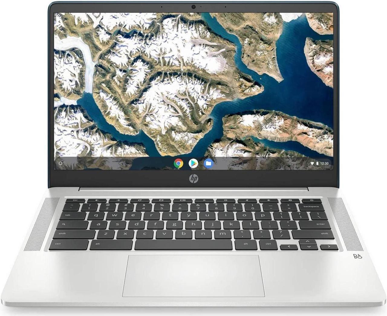 HP  Chromebook 14a-na0062tg Laptop 14" - Intel Pentium Silver N5030 1.1GHz - 128GB - Forest Teal - 4GB RAM - 14 Inch - Good