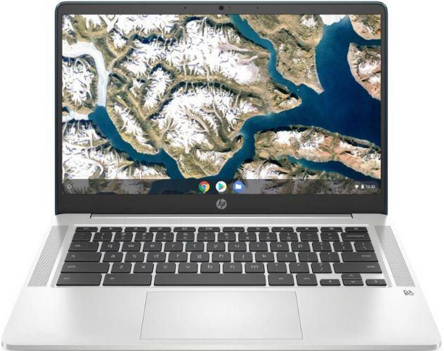HP Chromebook 14a-na0072tg Laptop 14" - Intel Pentium Silver N5030 1.1GHz - 64GB - Forest Teal - 4GB RAM - 14 Inch - Excellent