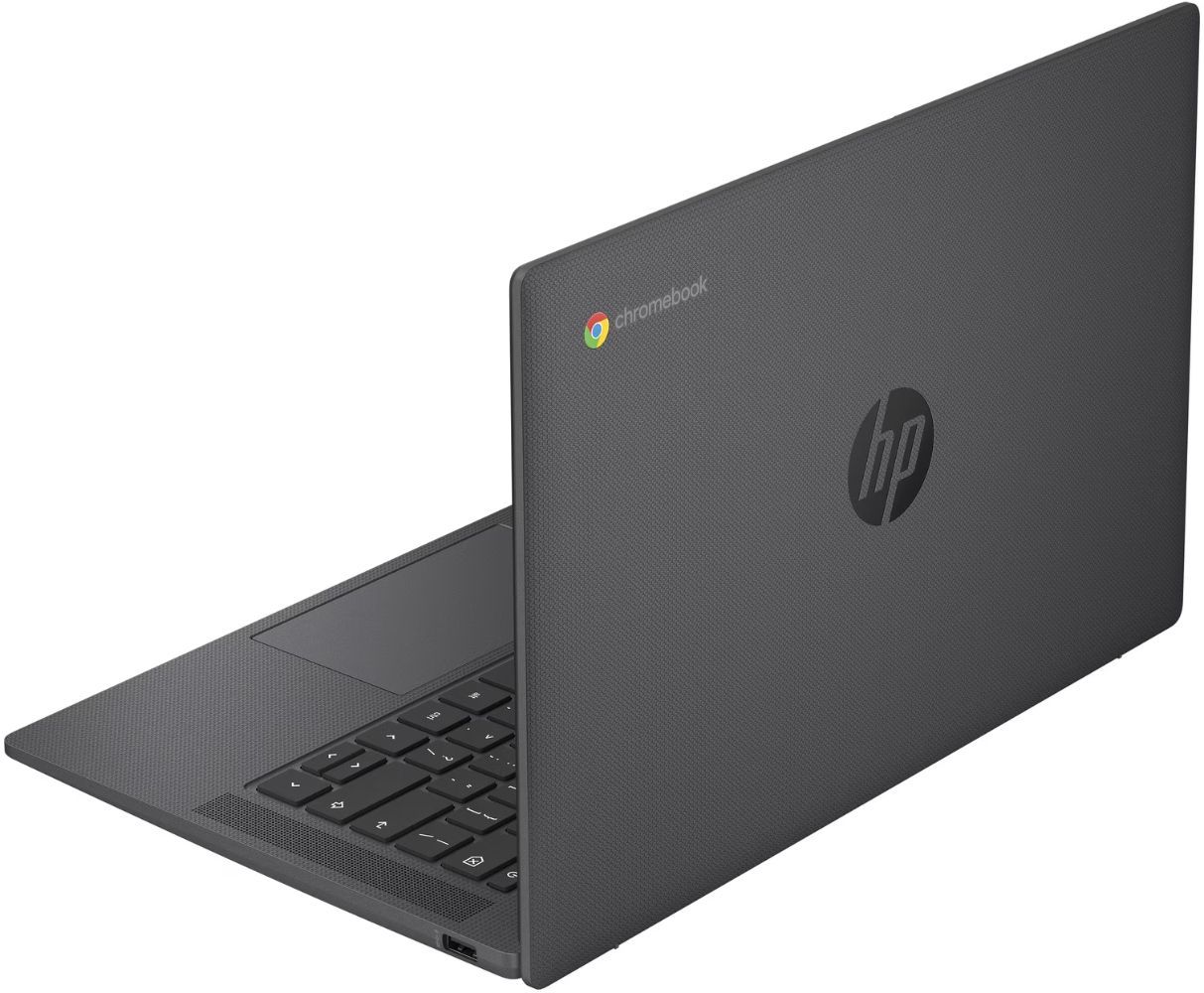 HP Chromebook 14a-nf0000 Laptop 14" - Chalkboard Gray - Intel Processor N100 2.0GHz - 4GB RAM - 128GB