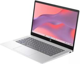 HP Chromebook 14a-nf0002tg Laptop 14" - Glacier Silver - Intel N100 3.4GHz - 4GB RAM - 64GB