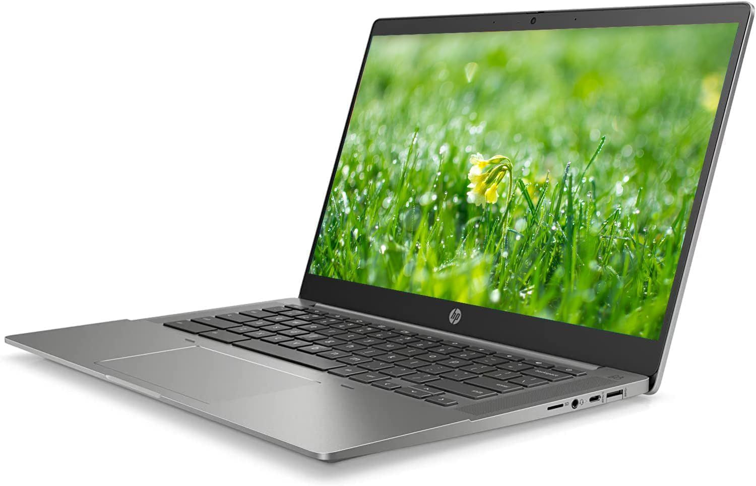 HP Chromebook 14B-NB0031 Laptop 14" - Mineral Silver - Intel Core i3-1115G4 3.0GHz - 4GB RAM - 128GB