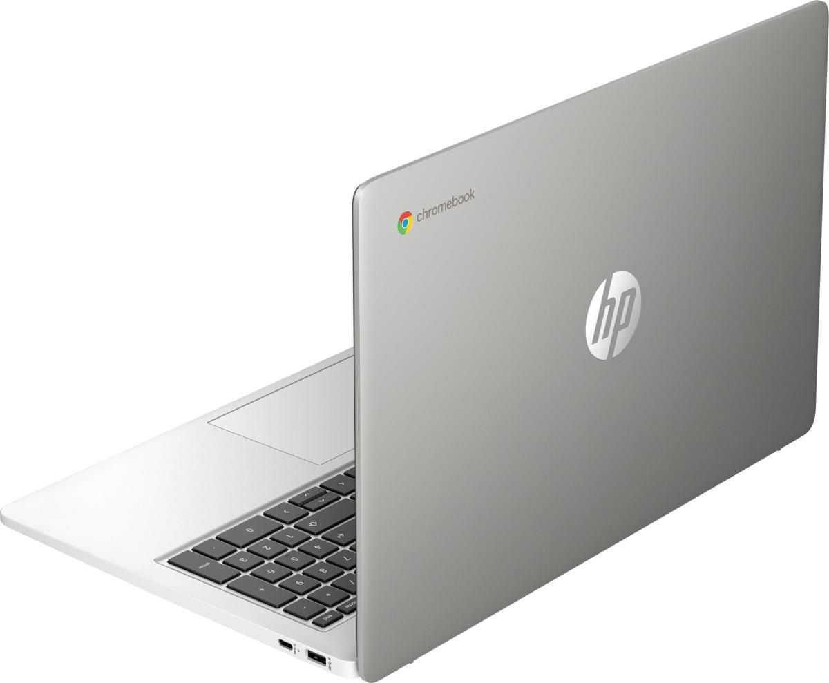 HP Chromebook 15a-na0058 Laptop 15.6" - Mineral Silver - Intel Pentium Silver N6000 1.10GHz - 8GB RAM - 64GB