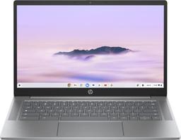 HP Chromebook Plus 14a-nf0050nr Laptop 14" - Meteor Silver - Intel Core i3-N305 3.8GHz - 8GB RAM - 128GB
