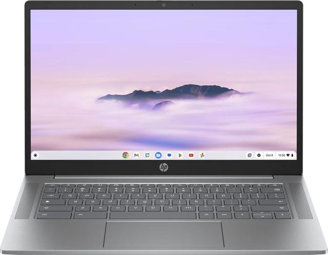 HP Chromebook Plus 14a-nf0050nr Laptop 14" Intel Core i3-N305 3.8GHz in Meteor Silver in Excellent condition