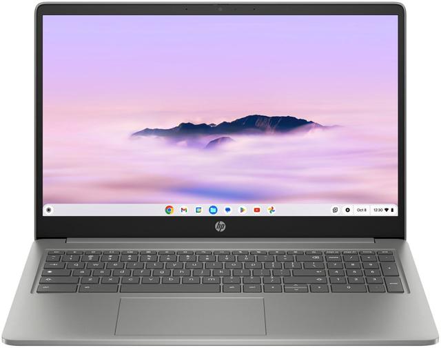 HP Chromebook Plus 15at-nb000 Laptop 15.6" Intel Core i3-N305 1.8GHz in Mineral Silver in Excellent condition