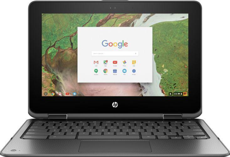 HP  Chromebook x360 11 G1 EE Laptop 11.6" - Intel Celeron N3350 1.1GHz - 32GB - Gray - 4GB RAM - 11.6 Inch - Acceptable