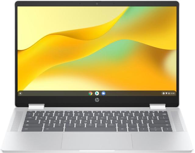 HP Chromebook x360 14b-cd0000ca 2-in-1 Laptop 14" Intel Processor N100 2.0GHz in Glacier Silver in Excellent condition