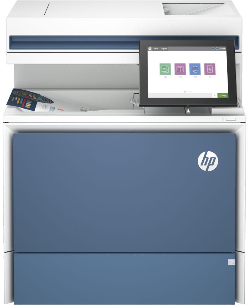 HP  Color LaserJet Enterprise MFP 5800dn Printer - White - Excellent