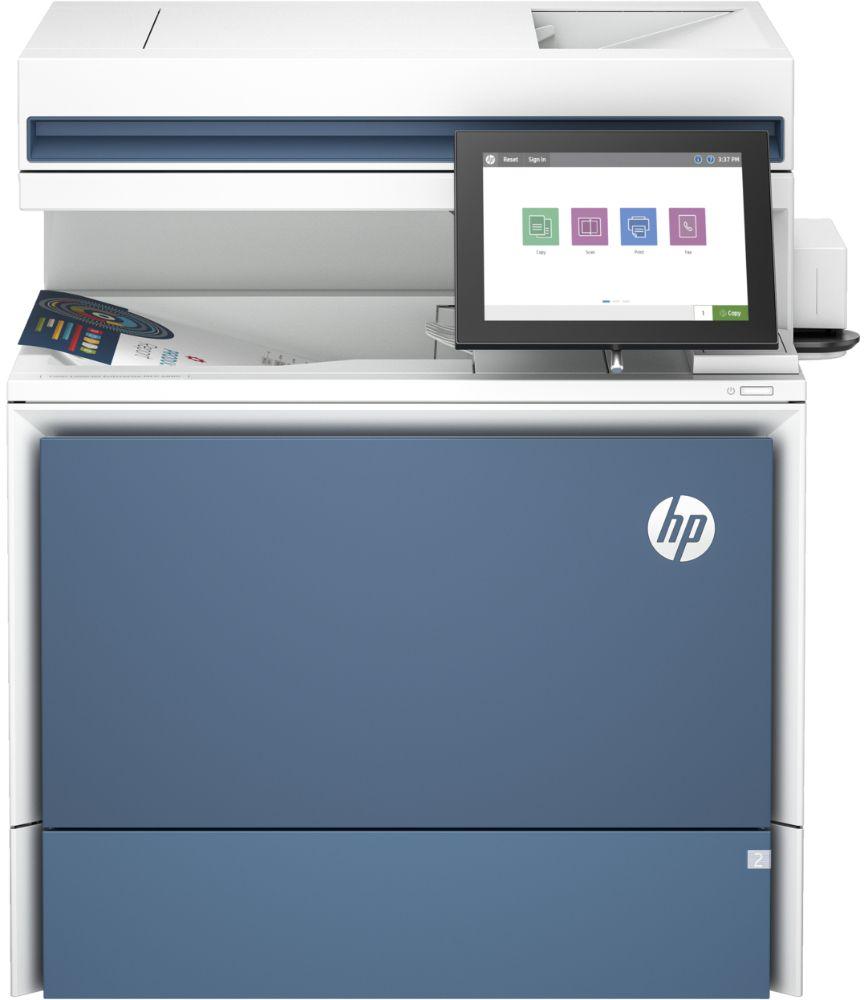 HP  Color LaserJet Enterprise MFP 5800f Printer - White - Excellent