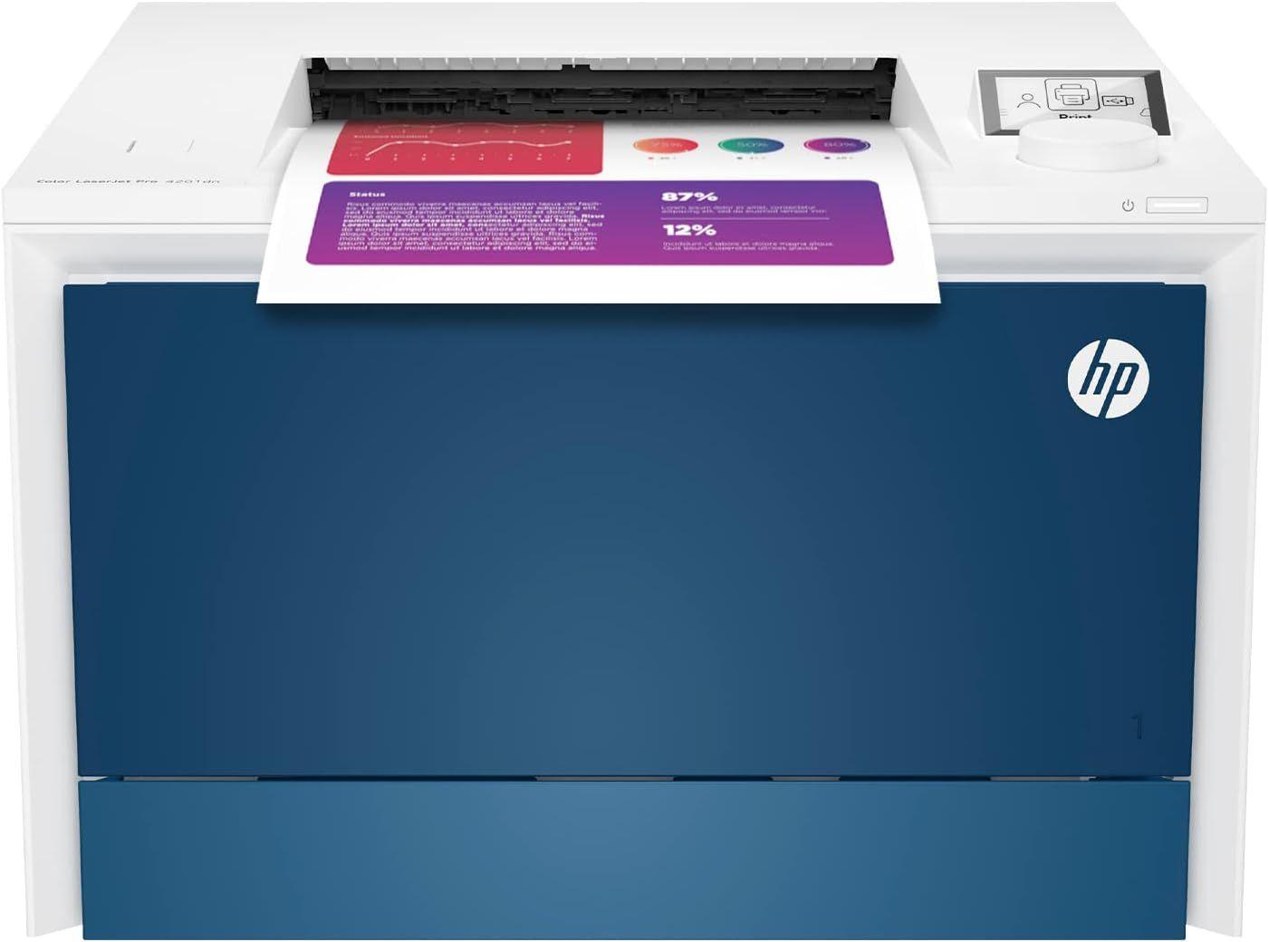 HP  Color LaserJet Pro 4201dn Printer - Blue - Excellent