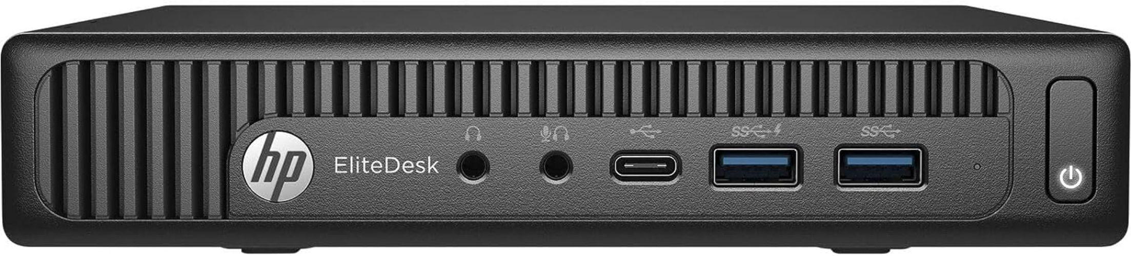 HP  EliteDesk 800 G2 Mini Desktop - Intel Core i5-6500T 2.5GHz - 512GB - Black - 16GB RAM - Excellent