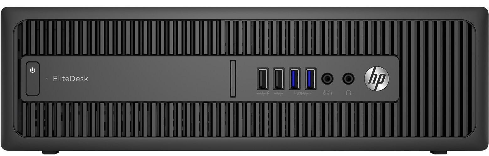 HP  EliteDesk 800 G2 SFF - Intel Core i5-6500 3.2GHz - 256GB - Black - 16GB RAM - Excellent