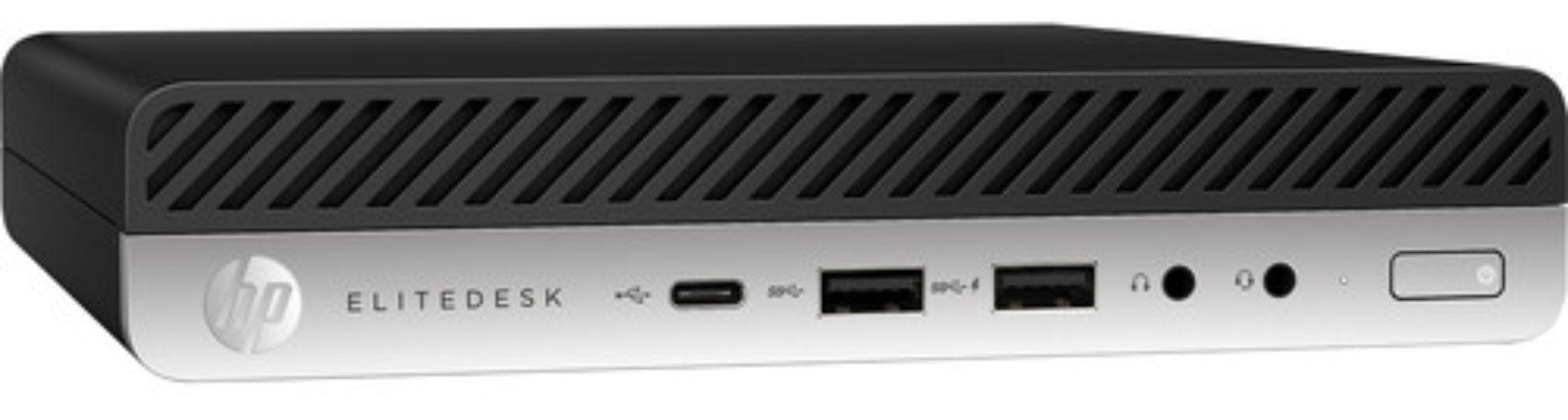 HP EliteDesk 800 G4 Desktop Mini Business PC - Intel Core i5-8500T 2.1GHz - 512GB - Black - 16GB RAM