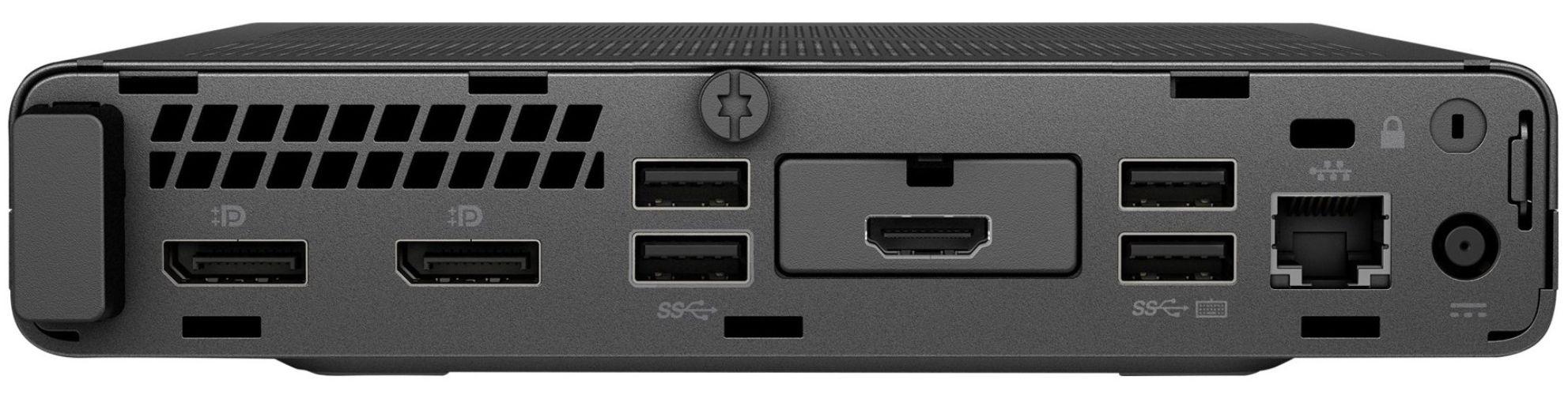 HP EliteDesk 800 G4 Desktop Mini Micro PC - Intel Core i5-8500T 2.1GHz - 256GB - Black - 8GB RAM