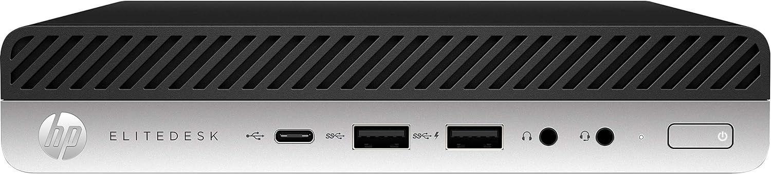 HP  EliteDesk 800 G5 Mini Desktop - Intel Core i5-9500T 2.2GHz - 256GB - Black - 8GB RAM - Excellent