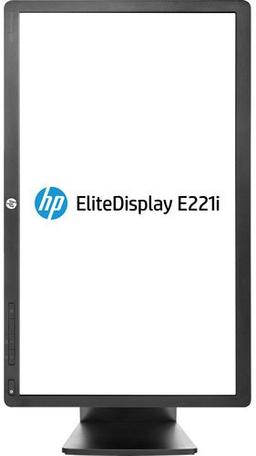 HP EliteDisplay E221i LED Backlit Monitor 21.5" - Black - 21.5 Inch