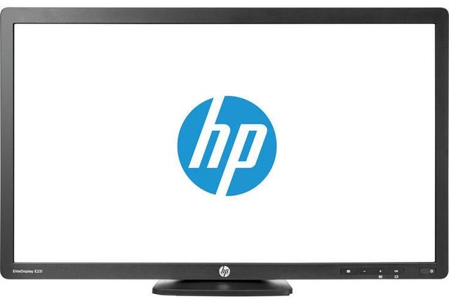 HP EliteDisplay E231 LED Backlit Monitor 23" in Black in Good condition