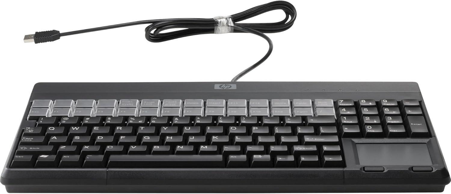 HP  FK221AT#ABA POS Keyboard - Black - Excellent