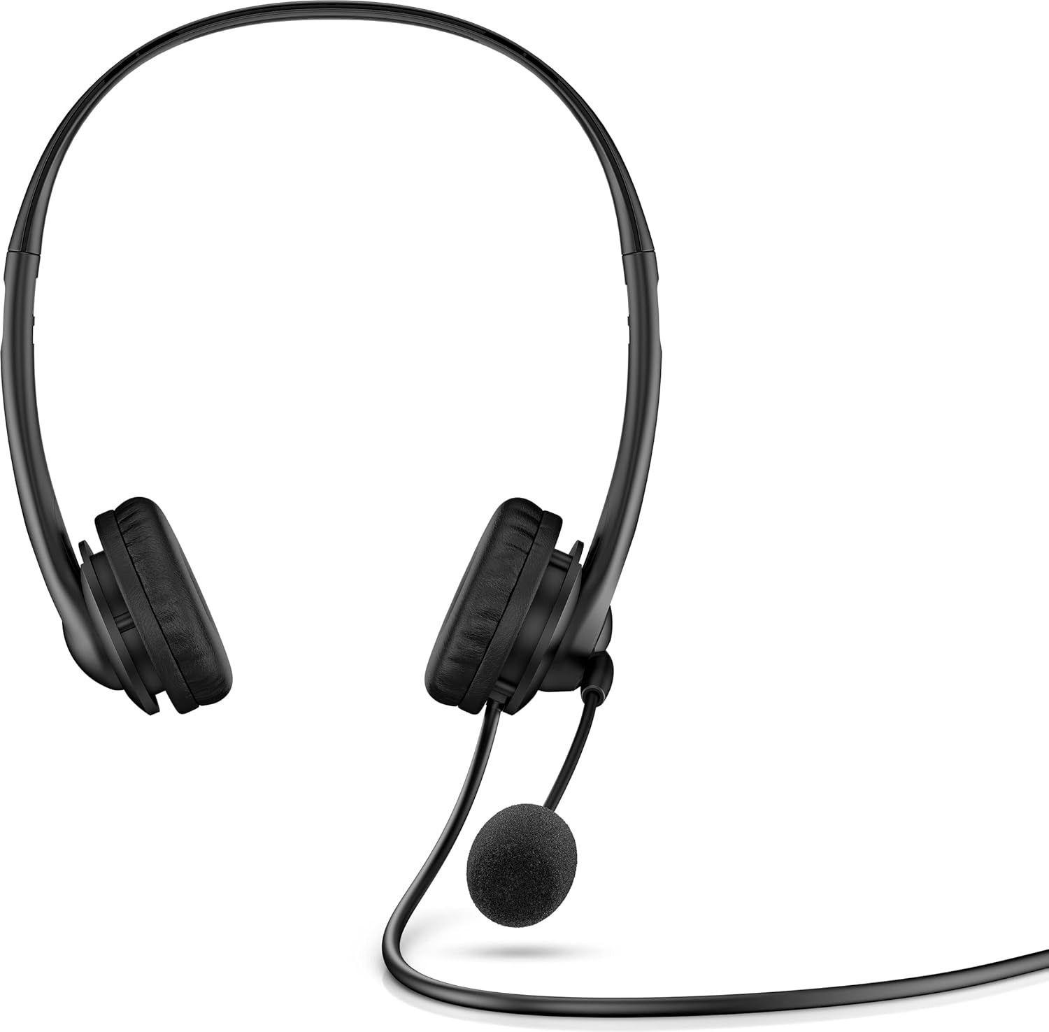 HP  G2 Stereo Wired USB-A Headset - Black - Excellent