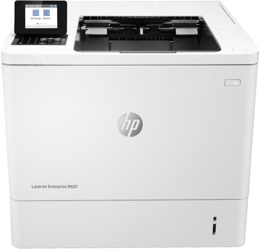 HP  LaserJet Enterprise M607n Monochrome Printer - White - Excellent