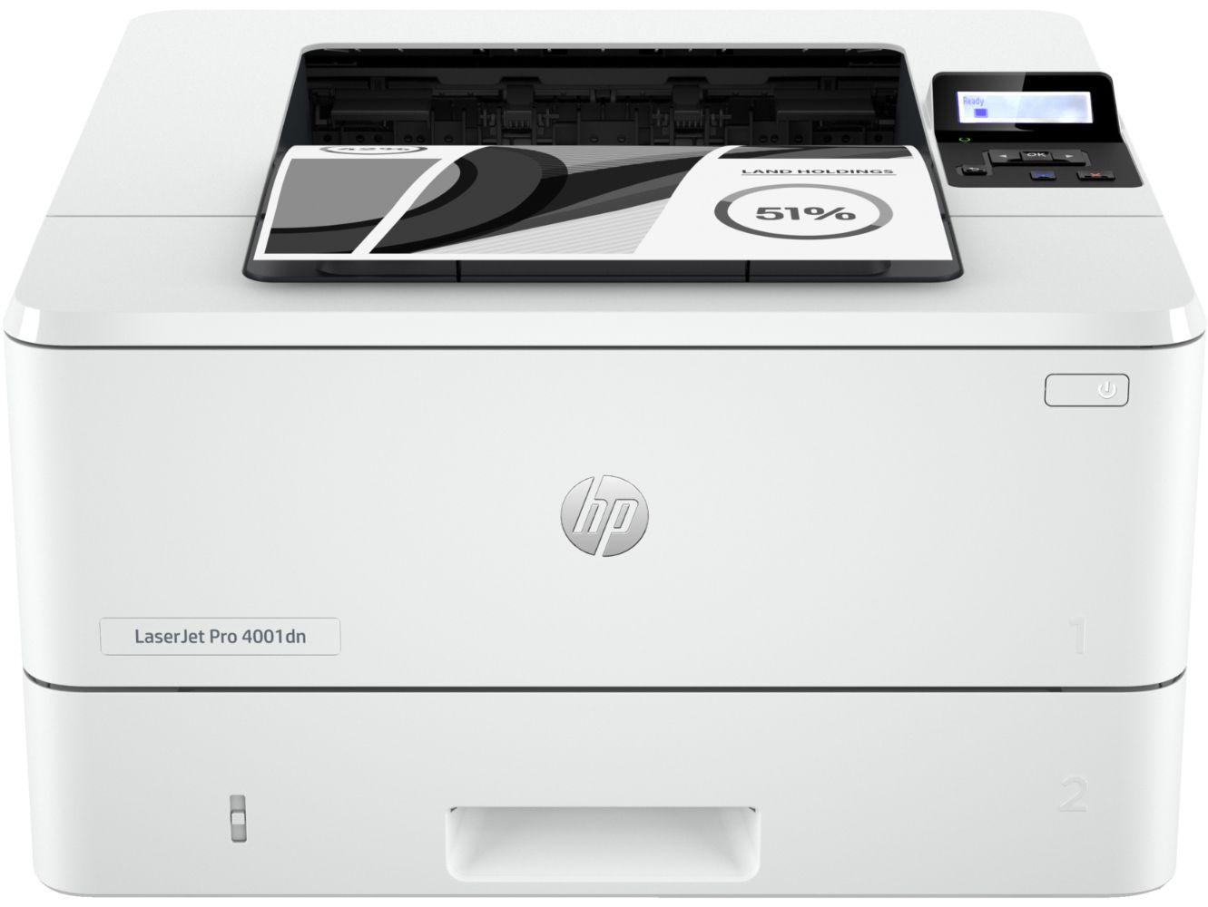 HP  LaserJet Pro 4001dn Laser Printer - White - Excellent